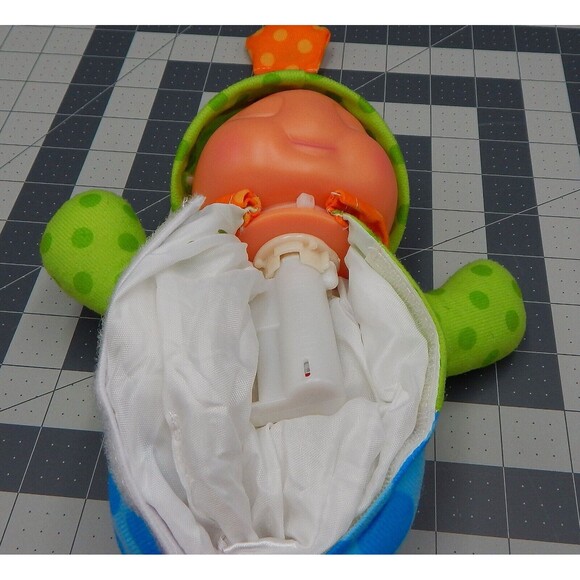 Molto Glow Light Up Bug Toy Soft Plush Glo Worm Awake & Sleep Duel Face - Picture 6 of 9